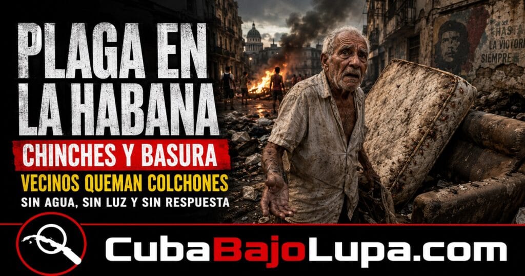 LA HABANA ENTRE CHINCHES: VECINOS QUEMAN COLCHONES Y MUEBLES PARA FRENAR LA PLAGA