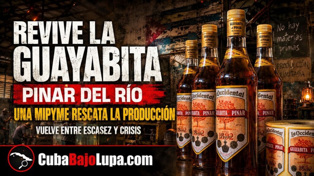 RÉGIMEN DEJA LA PRODUCCIÓN DE LA FAMOSA GUAYABITA DEL PINAR EN MANOS DE UN MIPYME PRIVADA POR PRIMERA VEZ DESDE 1959