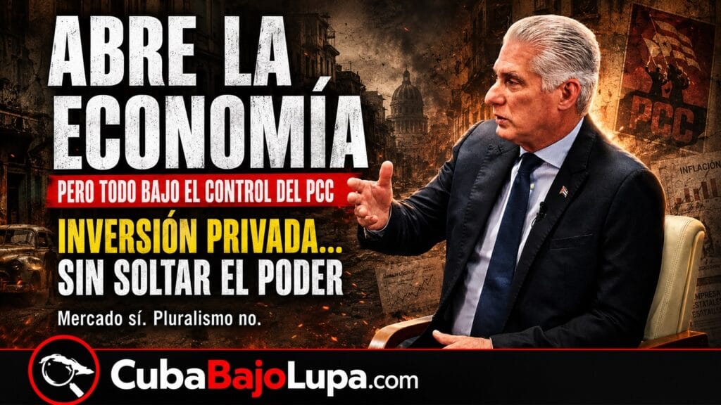 DÍAZ-CANEL ANUNCIA QUE ABRIRÁN TOTALMENTE LA ECONOMÍA A LA INVERSIÓN PRIVADA, PERO BAJO EL CONTROL DEL PARTIDO COMUNISTA