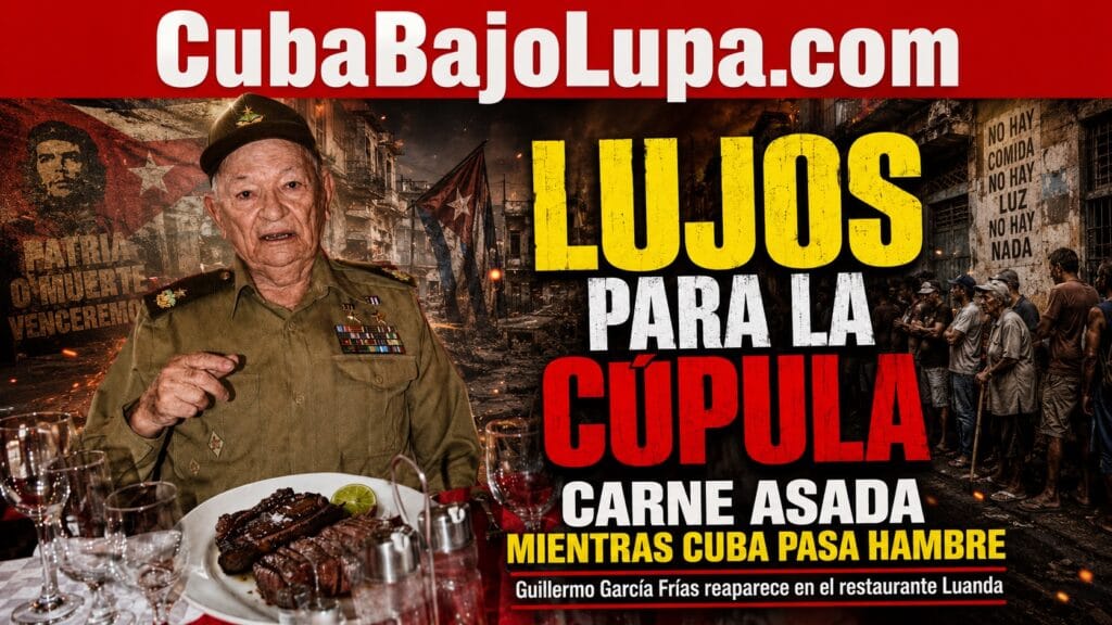 FILTRAN FOTO DE GUILLERMO GARCÍA FRIAS COMIENDO UN BANQUETE EN EXCLUSIVO RESTAURANTE DE LA CÚPULA EN GRANMA