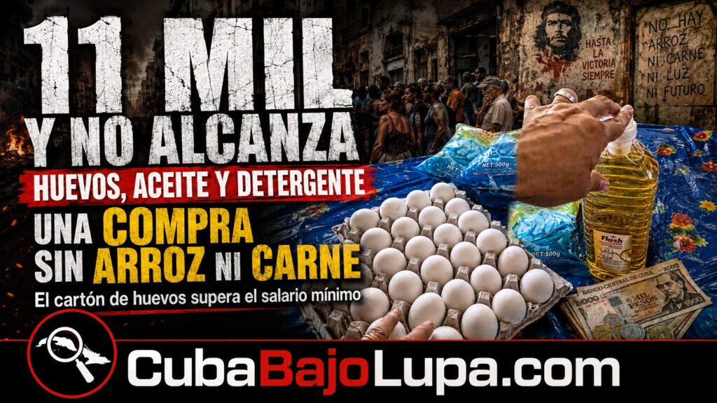 11,000 PESOS Y CASI NADA: ASÍ SE DERRITE EL SALARIO EN CUBA
