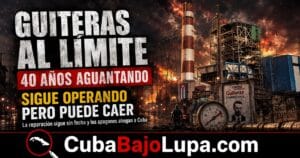 RÉGIMEN DICE QUE NO HA SACADO LA GUITERAS PARA UNA REPARACIÓN GENERAL PORQUE ESO «AGRAVARÍA LOS APAGONES»