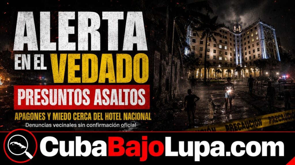 APAGÓN Y MIEDO EN EL VEDADO: DENUNCIAN PRESUNTOS ASALTOS CERCA DEL HOTEL NACIONAL