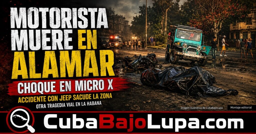 ACCIDENTE MORTAL EN ALAMAR: MOTORISTA PIERDE LA VIDA TRAS CHOCAR CON UN JEEP