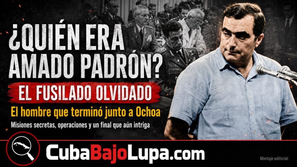 AMADO PADRÓN: EL HOMBRE CASI BORRADO DEL JUICIO CONTRA ARNALDO OCHOA Y QUE TERMINÓ FRENTE AL PELOTÓN DE FUSILAMIENTO