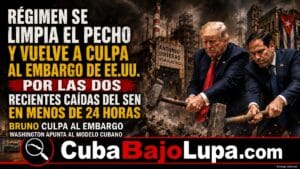 RÉGIMEN SE LIMPIA EL PECHO Y VUELVE A CULPAR AL EMBARGO DE EE.UU. POR LAS DOS RECIENTES CAÍDAS DEL SEN EN MENOS DE 24 HORAS