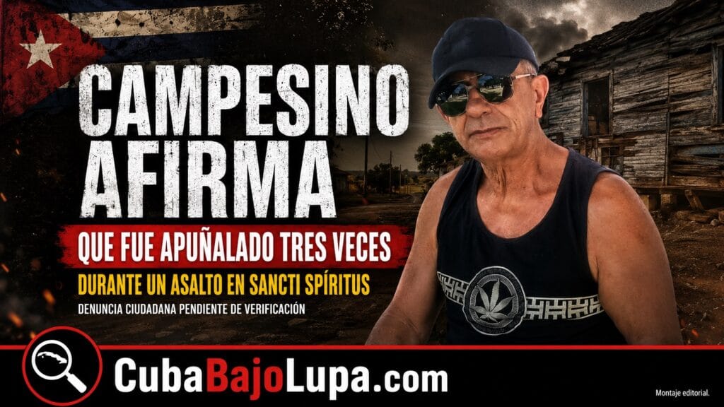 CAMPESINO DENUNCIA QUE FUE APUÑALADO DURANTE EL ROBO DE UN CERDO EN SANCTI SPÍRITUS