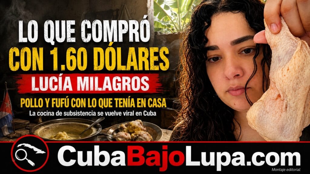 ¿QUÉ SE PUEDE COMER EN CUBA CON 1,60 DÓLARES? UNA CUBANA MUESTRA CÓMO RESOLVIÓ EL PLATO