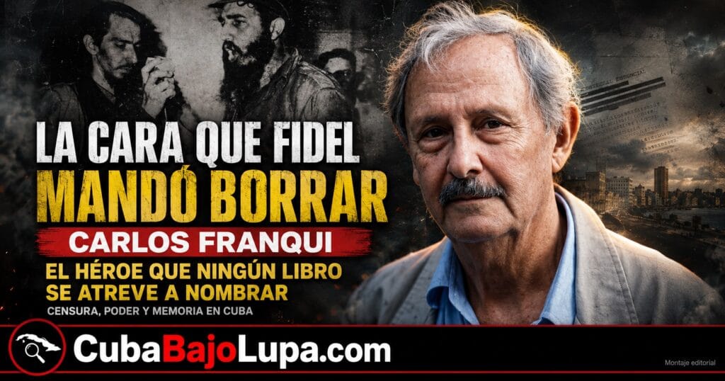 CARLOS FRANQUI: EL HÉROE QUE EL RÉGIMEN BORRÓ DE LA HISTORIA Y LA CARA QUE FIDEL CASTRO DESAPARECIÓ DE LAS FOTOS