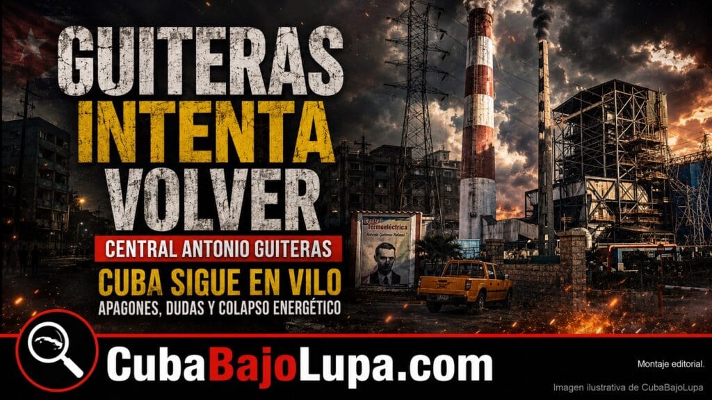 CENTRAL TERMOELÉCTRICA ANTONIO GUITERAS INTENTA REGRESAR AL SISTEMA ELÉCTRICO CUBANO EN MEDIO DEL COLAPSO ENERGÉTICO