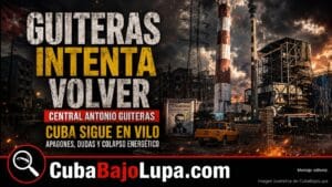 CENTRAL TERMOELÉCTRICA ANTONIO GUITERAS INTENTA REGRESAR AL SISTEMA ELÉCTRICO CUBANO EN MEDIO DEL COLAPSO ENERGÉTICO