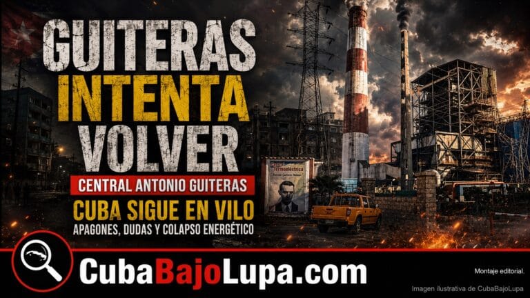 CENTRAL TERMOELÉCTRICA ANTONIO GUITERAS INTENTA REGRESAR AL SISTEMA ELÉCTRICO CUBANO EN MEDIO DEL COLAPSO ENERGÉTICO