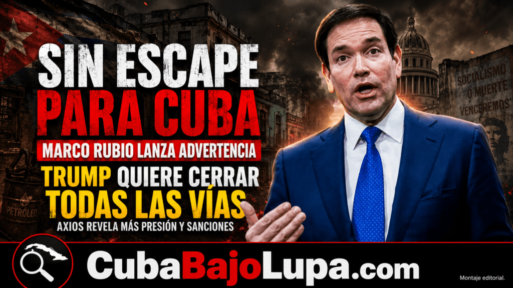 “NO HAY VÁLVULAS DE ESCAPE”: MARCO RUBIO DETALLA LA ESTRATEGIA DE TRUMP PARA AUMENTAR LA PRESIÓN SOBRE CUBA