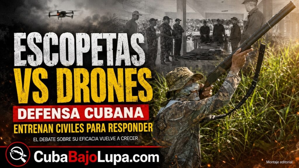 ESCOPETAS CONTRA DRONES: LOS EJERCICIOS MILITARES DEL RÉGIMEN CUBANO QUE DESATAN BURLAS