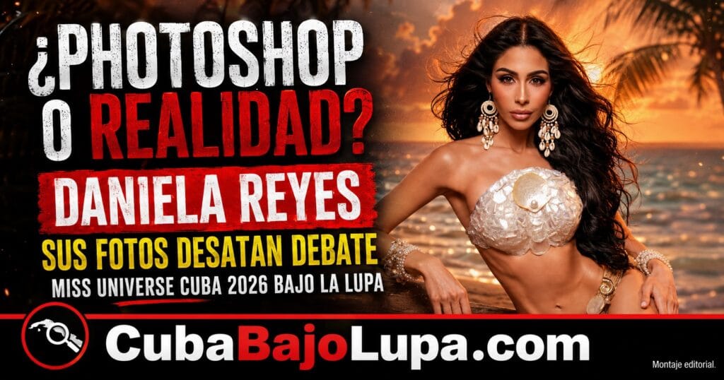 DANIELA REYES DESATA DEBATE POR SUS FOTOS RUMBO A MISS UNIVERSE CUBA 2026: ¿RETOQUE EN PHOTOSHOP O CAMBIO FÍSICO REAL?