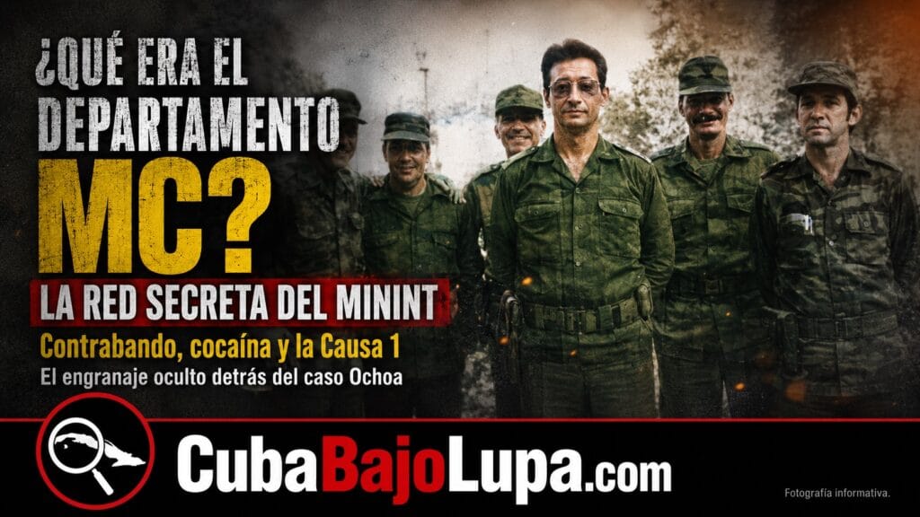 DEPARTAMENTO MC: LA ESTRUCTURA SECRETA DEL MINISTERIO DEL INTERIOR QUE TERMINÓ EN EL CORAZÓN DEL JUICIO CONTRA ARNALDO OCHOA