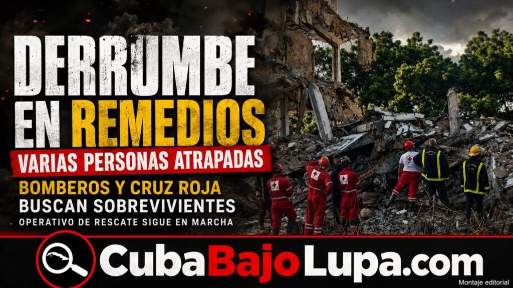 DERRUMBE TOTAL EN REMEDIOS DEJA PERSONAS ATRAPADAS BAJO LOS ESCOMBROS MIENTRAS BOMBEROS REALIZAN RESCATE