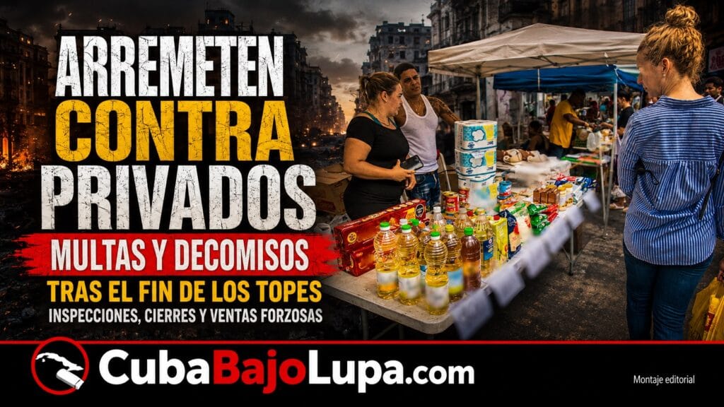 GOBIERNO DE LA HABANA ABRE OFENSIVA CONTRA NEGOCIOS PRIVADOS Y AMENAZA CON CIERRES POR PRECIOS ABUSIVOS