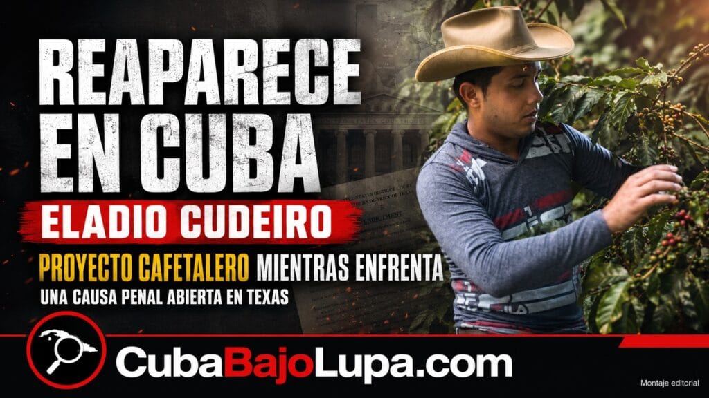 CUBANO PRÓFUGO DE LA JUSTICIA EN ESTADOS UNIDOS REAPARECE EN LA TELEVISIÓN CUBANA Y LO PRESENTAN COMO UN DESTACADO PRODUCTOR CAFETALERO