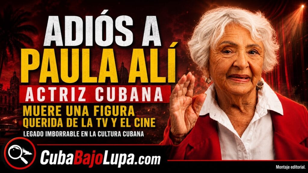 ¡DE LUTO LA CULTURA CUBANA! FALLECE ACTRIZ PAULA ALÍ SEMANAS DESPUÉS DE RECIBIR EL PREMIO NACIONAL DE TELEVISIÓN