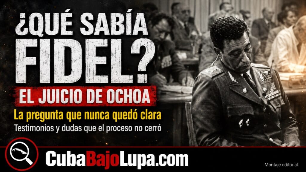 EL SECRETO QUE EL JUICIO DE ARNALDO OCHOA NUNCA ACLARÓ: ¿FIDEL Y RAÚL AUTORIZARON REALMENTE LAS OPERACIONES DE NARCOTRÁFICO?