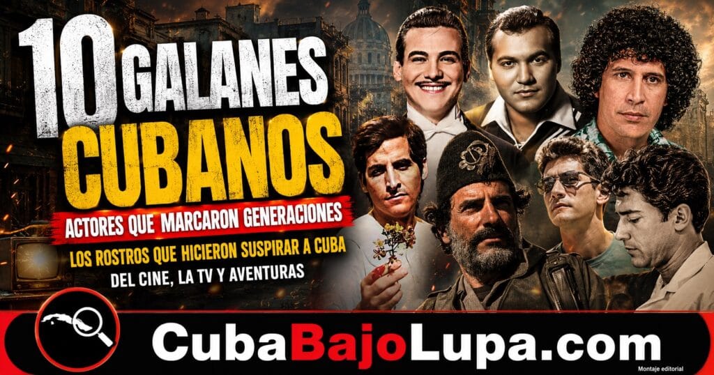 DIEZ GALANES CUBANOS QUE CONQUISTARON LA PANTALLA Y MARCARON A VARIAS GENERACIONES