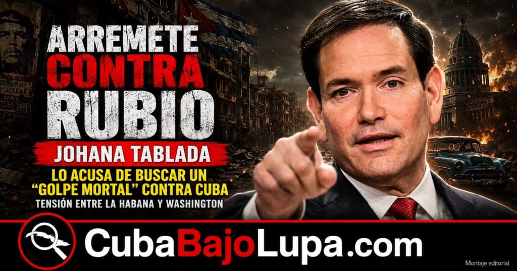 RÉGIMEN VUELVE A ARREMETER CONTRA MARCO RUBIO Y LO ACUSAN DE PREPARAR UN «GOLPE MORTAL» CONTRA CUBA