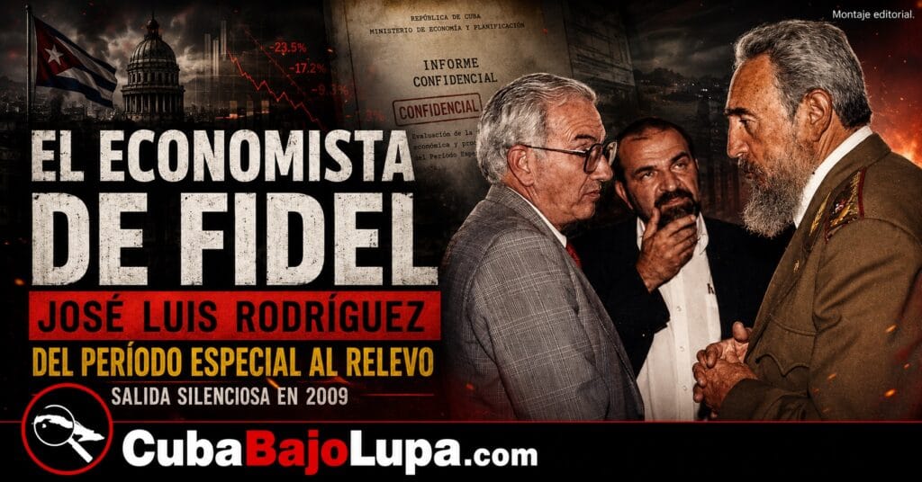JOSÉ LUIS RODRÍGUEZ, EL MISTERIOSO ARQUITECTO ECONÓMICO DEL PERIODO ESPECIAL QUE FIDEL CASTRO PROTEGIA CON GUARDAESPALDAS