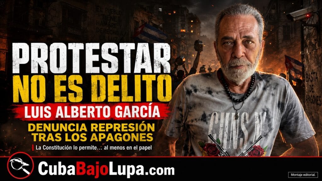 LUIS ALBERTO GARCÍA DENUNCIA REPRESIÓN CONTRA LA POBLACIÓN TRAS PROTESTAS POR APAGONES: “NO ES CULPA DEL BLOQUEO”