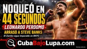 EL NOCAUT DE 44 SEGUNDOS CON EL QUE LEONARDO ‘EL ZAMBO’ PERDOMO ARRASÓ A STEVE BANKS EN BKFC