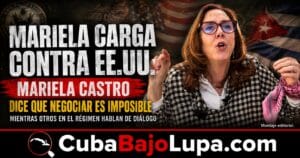 MARIELA CASTRO DICE QUE NEGOCIAR CON EE.UU. ES “IMPOSIBLE” Y LE ENVÍA MENSAJE A TRUMP: «EL PUEBLO ESTÁ LISTO PARA ENFRENTARLO»