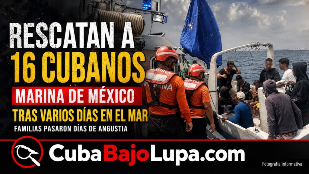 RESCATAN A 16 BALSEROS CUBANOS EN YUCATÁN DE UN GRUPO DE 19 QUE LLEVANA DESDE EL 11 DE AGOSTO PÉRDIDOS EN ALTA MAR