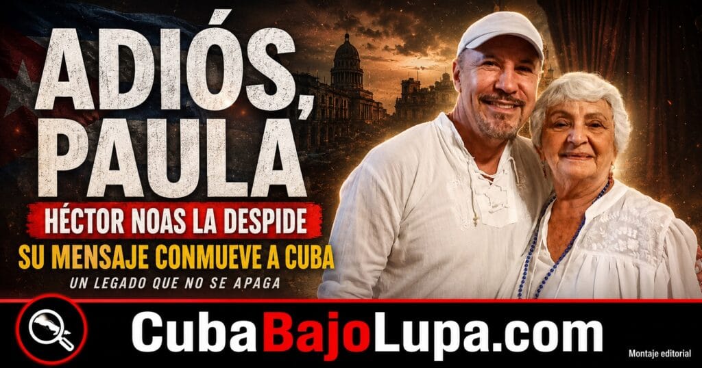 ACTOR HÉCTOR NOAS DEVASTADO POR LA MUERTE DE PAULA ALÍ: «QUIERO RECORDARTE COMO SIEMPRE TE DISFRUTE EN VIDA»