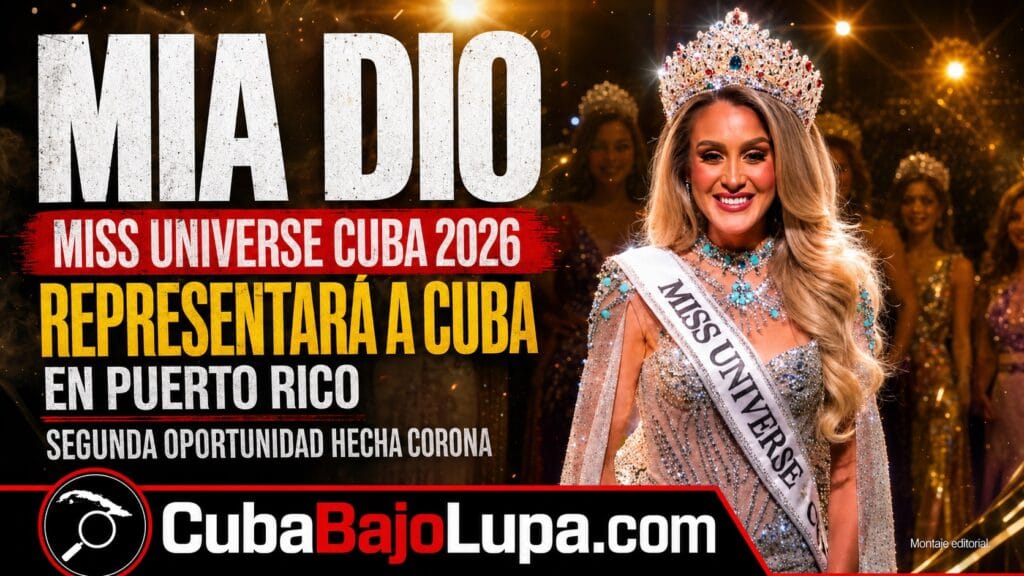 MIA DIO GANA MISS UNIVERSE CUBA 2026 Y REPRESENTARÁ A LA ISLA EN PUERTO RICO