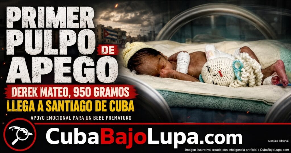 BEBÉ PREMATURO DE 950 GRAMOS RECIBE EL PRIMER “PULPO DE APEGO” EN UNA UNIDAD NEONATAL DE SANTIAGO DE CUBA