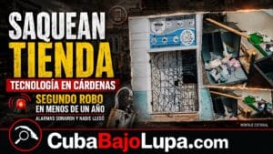 ROBAN POR SEGUNDA VEZ EN MENOS DE UN AÑO UNA TIENDA PRIVADA DE ELECTRODOMÉSTICOS EN EL CENTRO DE CÁRDENAS