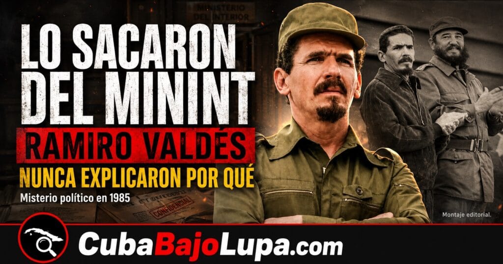 LA CARA OCULTA DE RAMIRO VALDÉS: UNO DE LOS HOMBRES MÁS PODEROSOS DE LA REVOLUCIÓN Y SE DEFENESTRACIÓN SILENCIOSA DE 1985