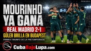 EL REAL MADRID DE MOURINHO GANA EN BUDAPEST: GÜLER BRILLA Y MARIO RIVAS Y CARLOS ESPÍ FIRMAN EL 2-1