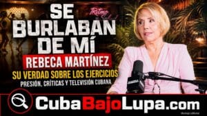 “SE BURLABAN DE MÍ”: REBECA MARTÍNEZ CONFIESA LO QUE VIVIÓ CON SU PROGRAMA DE AERÓBICOS EN LA TELEVISIÓN CUBANA
