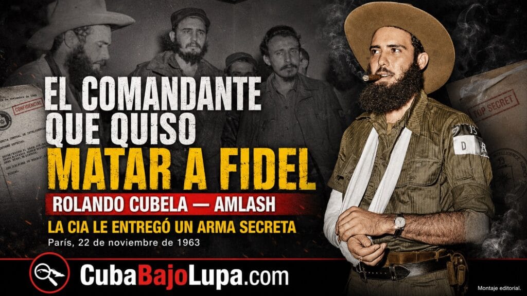 ROLANDO CUBELA: EL COMANDANTE DE LA REVOLUCIÓN QUE TERMINÓ TRABAJANDO CON LA CIA PARA MATAR A FIDEL CASTRO