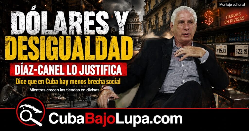 DÍAZ-CANEL DEFIENDE LAS TIENDAS EN DÓLARES EN CUBA ALEGANDO QUE IGUALES A ESAS EXISTEN EN TODOS LOS PAÍSES CAPITALISTAS