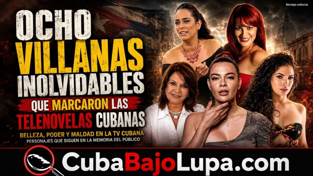 LAS OCHO VILLANAS INOLVIDABLES MÁS BELLAS QUE MARCARON LAS TELENOVELAS CUBANAS