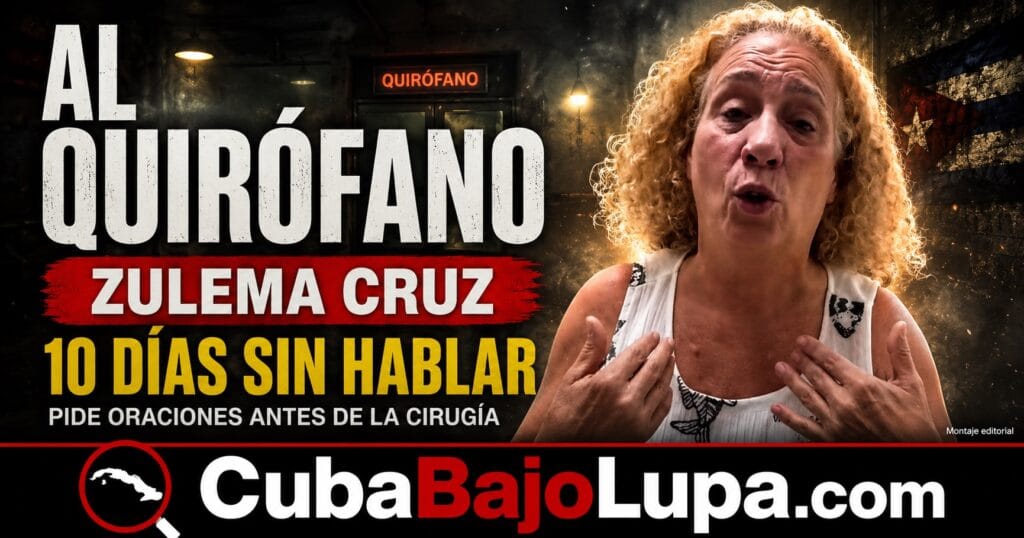 ACTRIZ CUBANA ZULEMA CRUZ ANUNCIA QUE SERÁ OPERADA DE LAS CUERDAS VOCALES Y PIDE ORACIONES A SUS SEGUIDORES
