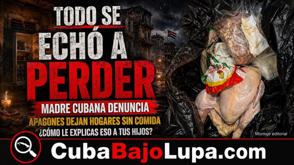 MADRE CUBANA DENUNCIA QUE LOS APAGONES LE ARRUINARON LA COMIDA: “¿CÓMO LE EXPLICAS A TUS HIJOS QUE NO HAY?”