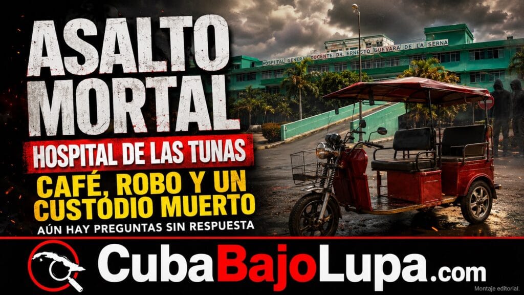 ASALTO MORTAL EN HOSPITAL DE LAS TUNAS: DOS HOMBRES HABRÍAN DROGADO A CUSTODIOS PARA COMETER UN ROBO Y ASESINADO A UNO DE ELLOS