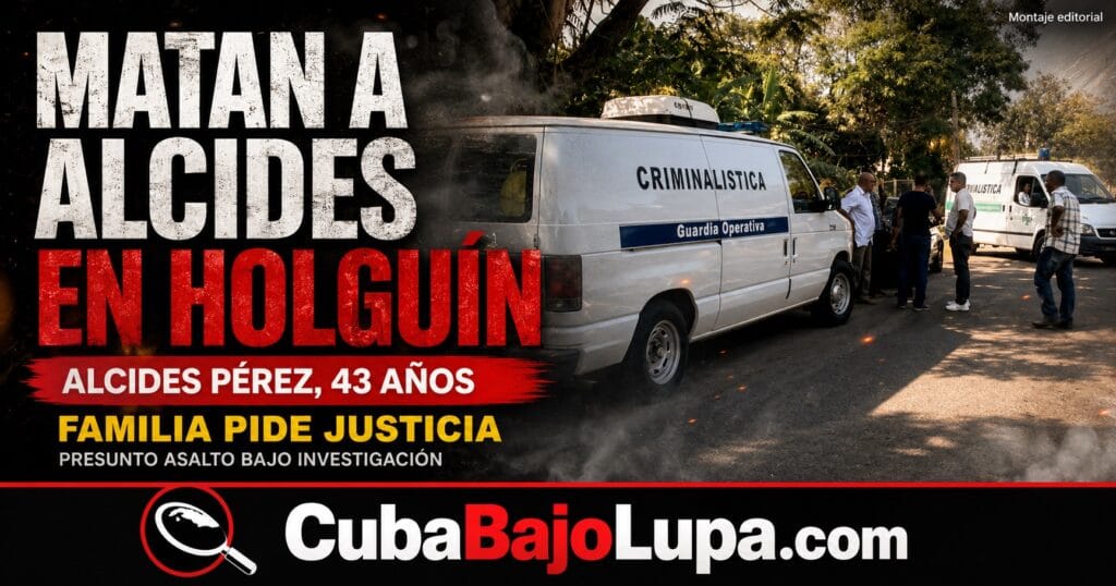 ASESINAN CUBANO EN LAS CALLES EN HOLGUÍN DURANTE UN PRESUNTO ASALTO PARA ROBARLE UNA MOCHILA QUE NO TENIA NADA DE VALOR DENTRO