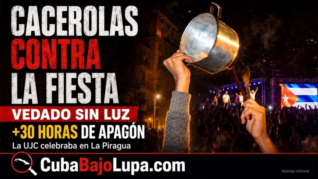 VECINOS DE LA PIRAGUA, EN EL VEDADO HABANERO, RESPONDIERON CON UN CACEROLAZO AL CONCIERTO POR EL CENTENARIO DE FIDEL CASTRO