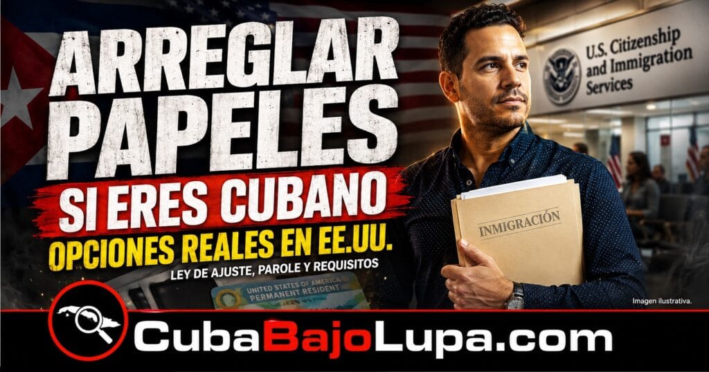 CUBANOS EN ESTADOS UNIDOS: ESTAS SON LAS OPCIONES PARA BUSCAR LA RESIDENCIA LEGAL EN 2026