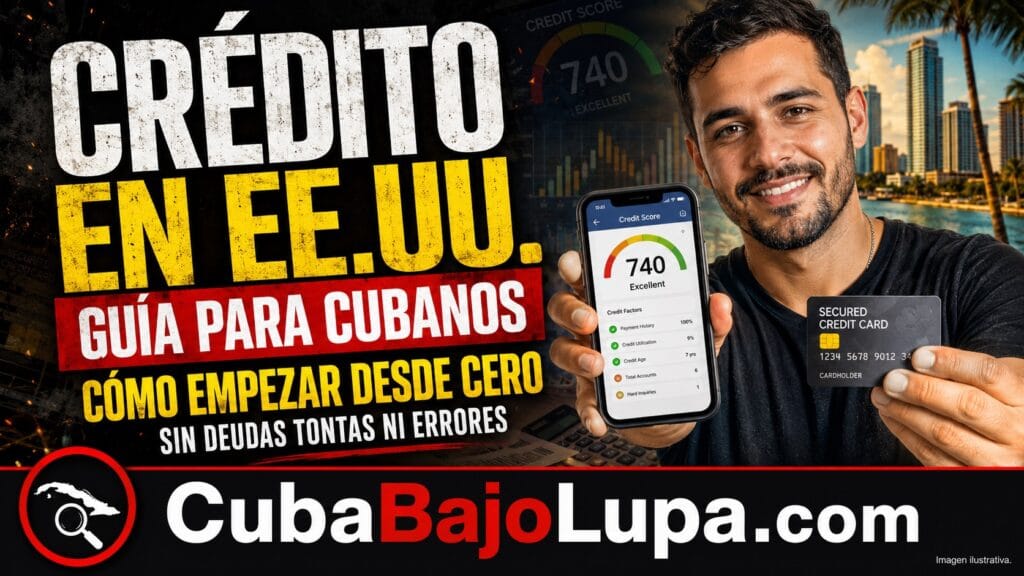 CÓMO CONSTRUIR CRÉDITO EN EE.UU. SI ERES CUBANO EN 2026: TARJETAS, SCORE Y ERRORES QUE TE CUESTAN DINERO