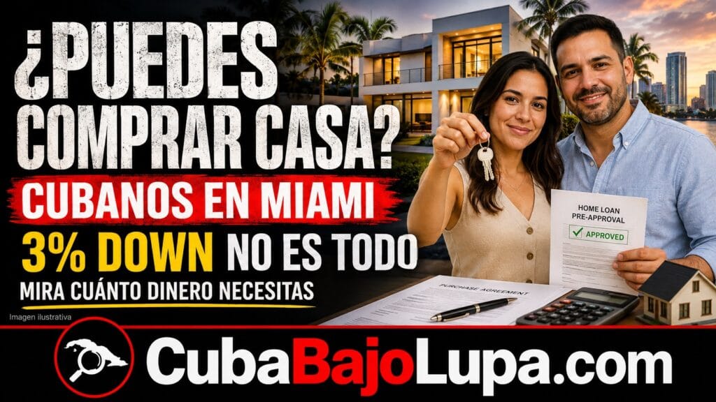 COMPRAR CASA EN MIAMI SIENDO CUBANO EN 2026: CRÉDITO, DOWN PAYMENT, HIPOTECA Y CUÁNTO DINERO NECESITAS REALMENTE